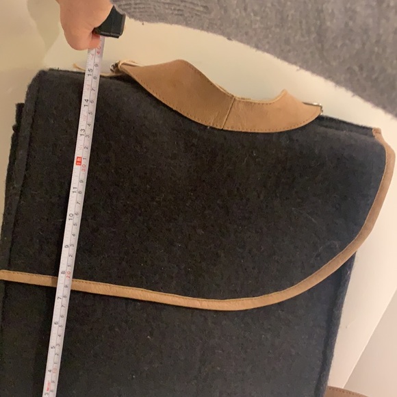 Felt & Leather Convertible Bag - Picture 7 of 7